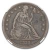 Image 2 : 1859-S Liberty Seated Dollar VF-30 NGC