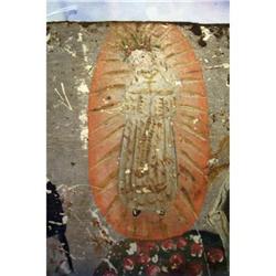 Antique Our Lady Of Guadalupe Retablo #1660201
