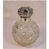 Image 1 : Sterling Silver and Crystal Large Scent Bottle.#1660520