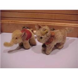 Steiff elephant and striped cat #1660716