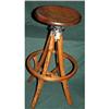 Image 1 : Wood Drafting Stool Foot Rest & Adjustable Seat#1660910
