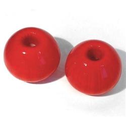 Pair of Orange Retro Art Glass Candle Holders #1675262