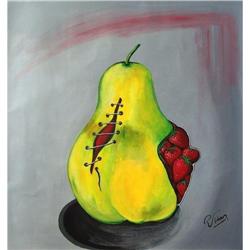 Contemporary Art  Pear & Strawberry Birth #1675275