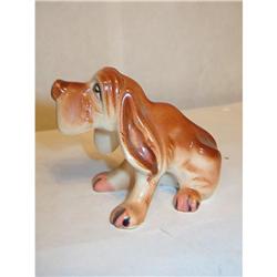 1958 BASSET HOUND  DOG FIGURINE MADE IN JAPAN #1675414