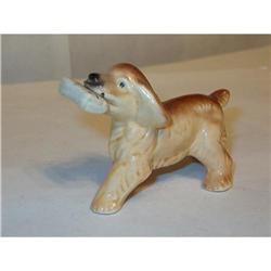 1957 COCKER SPANIEL DOG FIGURINE  MADE IN JAPAN#1675430
