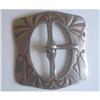 Art Nouveau Silver Tone Belt Buckle  #1677160