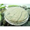 Perfect Round Stone Sterling Silver Pendant  #1677287