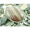 Wood Fossil Sterling Silver Pendant #1677291
