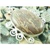 Wood Fossil Laceworks Sterling Silver Pendant #1677294