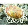 Natural Jasper Sterling Silver Pendant #1677295