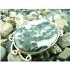 Zebra Stone Lacework Sterling Silver Pendant #1677319