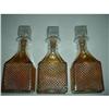Image 1 : Set of 3 Depression Glass Decanters #1677476