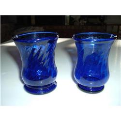 Blown Glass Cobalt Tumblers #1677478