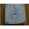 Image 1 : 17th Century Delft Tile  SOLDIER ON HORSE #1677626