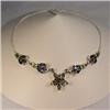 Image 1 : Amethyst, Peridot, Citrine and Silver Necklace.#1677669