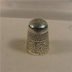 Sterling  Silver Thimble, Edwardian Period. #1677701