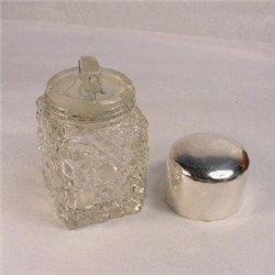 Sterling Silver Capped Salts Bottle, 1905. #1677703