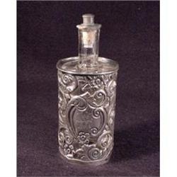 Silver Encased Perfume Bottle, 1898. #1677707