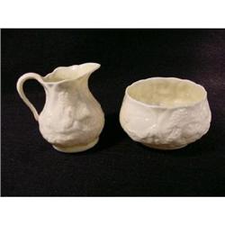 Belleek Snowdrop Sugar and Creamer. #1677710