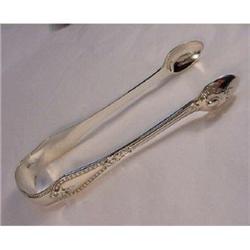 Large Sterling Silver Sugar Tongs, 1864. #1677723