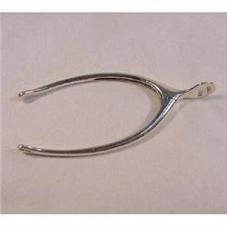 Sterling Silver Novelty Wishbone Sugar Tongs. #1677725