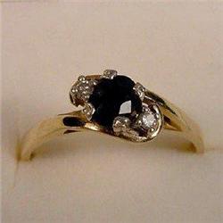 Sapphire and Diamond Ring. #1677729