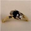Image 1 : Sapphire and Diamond Ring. #1677729