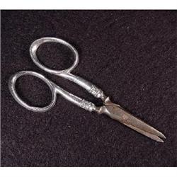 Silver Sewing Scissors, Edwardian Period. #1677742