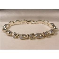 Moonstone and Silver Bracelet. #1677746