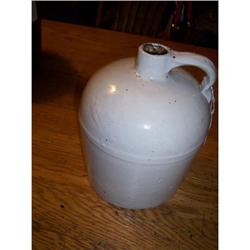 White Redwing Stoneware Jug-Marked #1677792