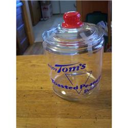 Tom's Toasted Peanut Jar-Glass #1677804