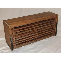 Antique Primitive Wood & Metal Tobacco Rack  #1677809