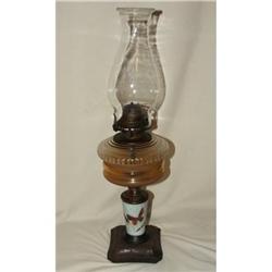 Antique 1800's Scoville Queen Anne Oil Lamp #1677810