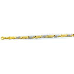 14K Gold Smooth Bracelet #1677852