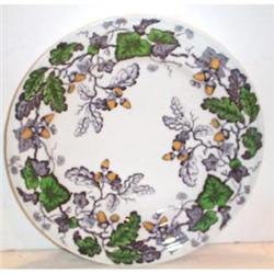 Ironstone Oak and Ivy Transferware Plate #1677934