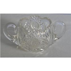 1890s Vintage Victorian Era Cut Glass Spooner #1678022