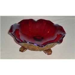 Vintage 1950s Imperial Carnival Glass Ruffled #1678036