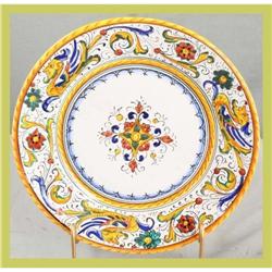 Italian Deruta Plate Hand-Painted FC #1678101