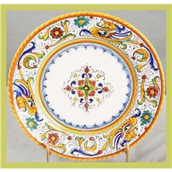 Italian Deruta Plate Hand-Painted FC #1678102