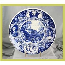 Blue Delft Plate Transferware Chemkefa Bastille#1678129