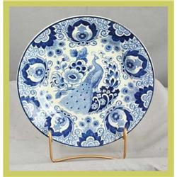 Blue Delft Plate Transferware Haarlem Societe #1678131