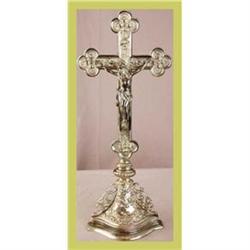 French Religious Crucifix Standing Ornate Jesus#1678159