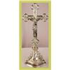 Image 1 : French Religious Crucifix Standing Ornate Jesus#1678159