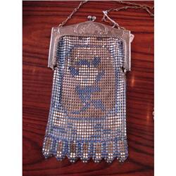 Whiting Davis Enameled Mesh Bag c.1920 #1678189