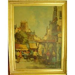 Framed Roof Tops Of Paris  Painting/Print #1678198