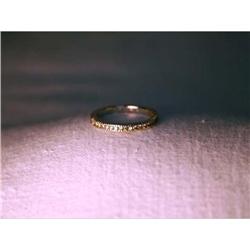 18K WG White Gold Hidalgo Blue Diamond Band #1678244