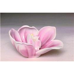 Old Japanese Imari Kutani Arita Lotus Bowl #1678347