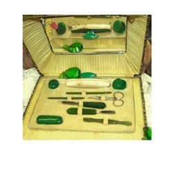 DECO Celluloid GERMAN Bakelite VANITY set #1678374
