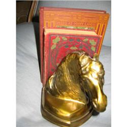 A.M. Letherline Inc. Vintage pr of bookends!  #1678393