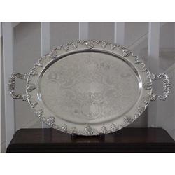 Silver Plated Tray SKU 6065 #1678437